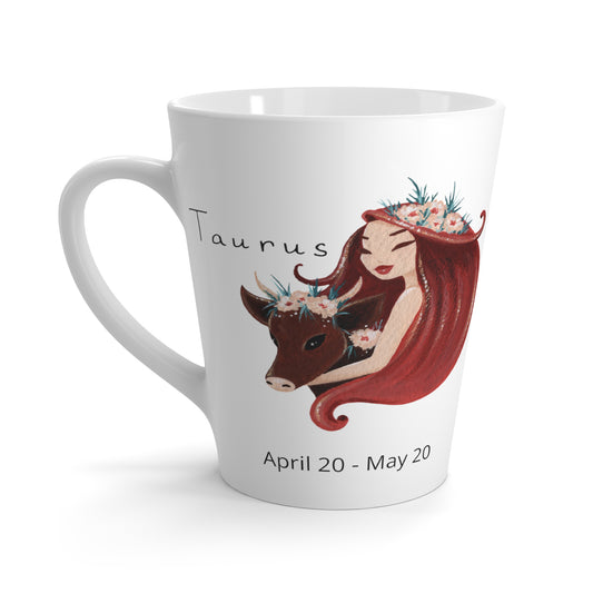 Taurus Woman Zodiac Latte Mug