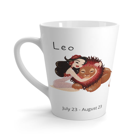 Leo Woman Zodiac Latte Mug