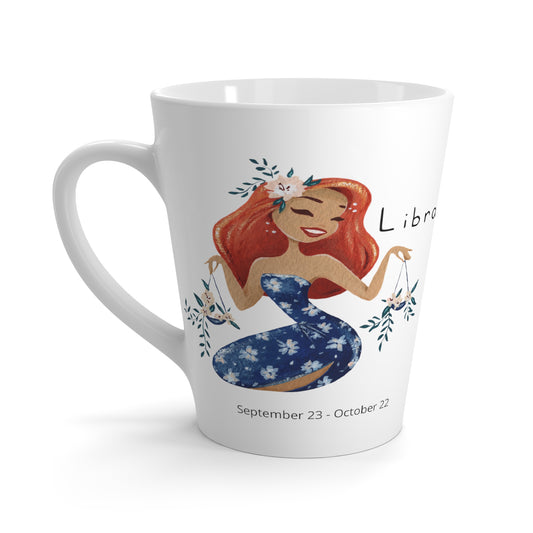 Libra Woman Zodiac Latte Mug