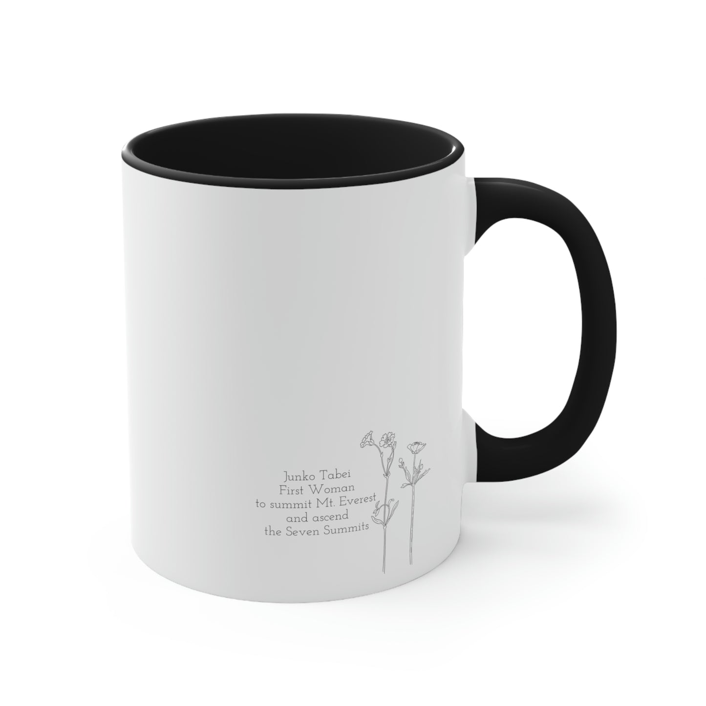 "Willpower that is most important" Accent Coffee Mug, 11oz