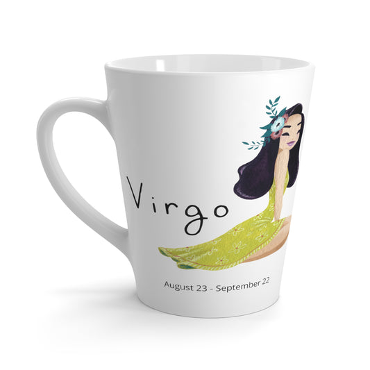 Virgo Woman Zodiac Latte Mug